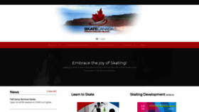 What Skatecanadapei.ca website looked like in 2019 (4 years ago)