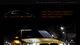 What Saautobuyer.co.za website looked like in 2019 (4 years ago)