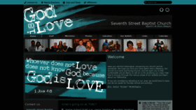 What Seventhstreetbaptist.org website looked like in 2019 (5 years ago)