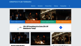 What Sinopsisfilmindia.com website looked like in 2019 (4 years ago)