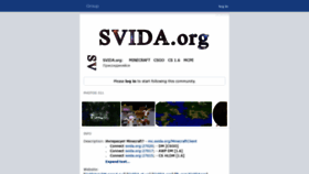 What Svida.org website looked like in 2019 (4 years ago)