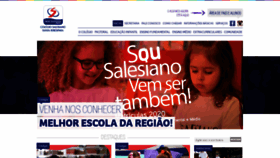 What Salesianost.com.br website looked like in 2019 (4 years ago)