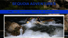 What Sequoiaadventures.com website looked like in 2019 (4 years ago)