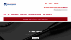 What Sadecdental.com website looked like in 2019 (4 years ago)