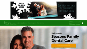 What Seasonsfamilydentalcare.com website looked like in 2019 (4 years ago)
