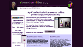 What Soundsforliteracy.com.au website looked like in 2019 (4 years ago)