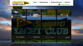 What Singaporeyachtclub.com website looked like in 2019 (4 years ago)