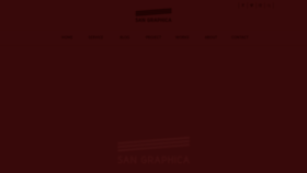 What Sangraphica.com website looked like in 2019 (6 years ago)
