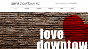 What Salinadowntown.org website looked like in 2019 (4 years ago)