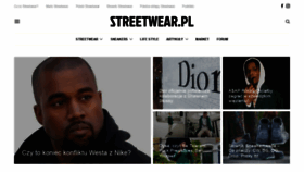 What Streetwear.pl website looked like in 2019 (4 years ago)