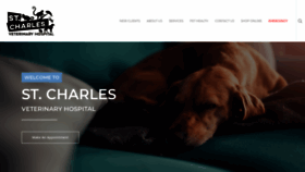 What Stcharlesvethospital.com website looked like in 2019 (4 years ago)