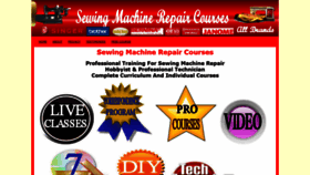 What Sewingmachinerepaircourses.com website looked like in 2019 (4 years ago)