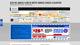 What Smogcheckmorenovalley.com website looked like in 2019 (4 years ago)