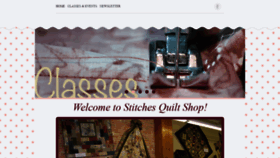 What Stitchesquiltshopmcp.com website looked like in 2019 (4 years ago)