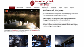 What Strawberryhotsprings.com website looked like in 2019 (4 years ago)
