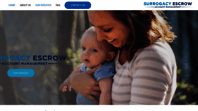 What Surrogacyaccount.com website looked like in 2019 (4 years ago)