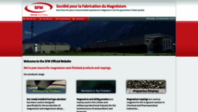 What Sfm-magnesium.ch website looked like in 2019 (4 years ago)