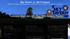 What Skytavern.org website looked like in 2019 (4 years ago)