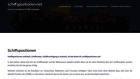 What Schiffspositionen.net website looked like in 2019 (4 years ago)