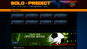 What Solo-predict.com website looked like in 2019 (4 years ago)