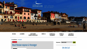 What Soorts-hossegor.fr website looked like in 2019 (4 years ago)