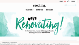 What Seedling.com website looked like in 2019 (4 years ago)