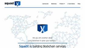 What Squadx.io website looked like in 2019 (4 years ago)