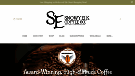 What Snowyelk.com website looked like in 2019 (4 years ago)