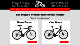 What Stayclassybikes.com website looked like in 2019 (4 years ago)
