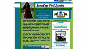What Sandscapespaniels.com website looked like in 2019 (4 years ago)