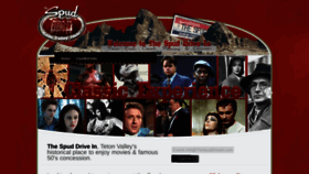 What Spuddrivein.com website looked like in 2019 (6 years ago)