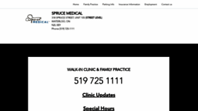 What Sprucemedical.ca website looked like in 2019 (4 years ago)