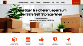 What Safeselfstorage.at website looked like in 2019 (4 years ago)
