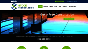 What Stocktechnologies.com website looked like in 2019 (4 years ago)
