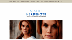 What Seattleheadshots.com website looked like in 2019 (4 years ago)