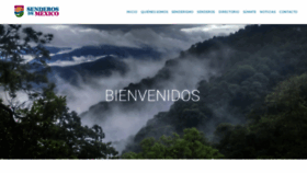 What Senderosdemexico-jalisco.org website looked like in 2019 (4 years ago)