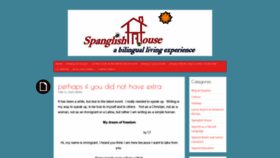 What Spanglish-house.com website looked like in 2019 (4 years ago)