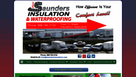 What Saundersinsulation.com website looked like in 2019 (4 years ago)