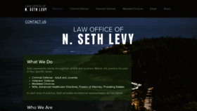 What Sethlevylaw.com website looked like in 2019 (4 years ago)