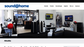 What Sound-at-home.de website looked like in 2019 (6 years ago)