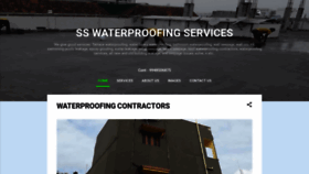 What Sswaterproofing.in website looked like in 2019 (4 years ago)