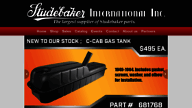 What Studebaker-intl.com website looked like in 2019 (4 years ago)