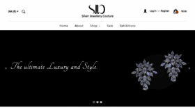 What Silverjewellerycouture.com website looked like in 2019 (4 years ago)