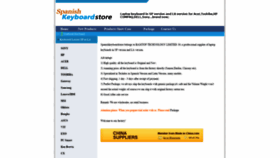 What Spanishkeyboardstore.com website looked like in 2019 (4 years ago)