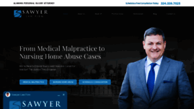 What Sawyerfirm.com website looked like in 2019 (4 years ago)