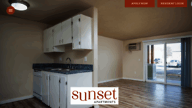 What Sunsetapartmentliving.com website looked like in 2019 (4 years ago)