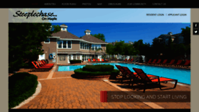 What Steeplechase-apartments.com website looked like in 2019 (4 years ago)