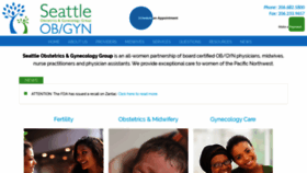 What Seaobgyn.com website looked like in 2019 (4 years ago)