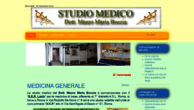 What Studiomedicoboccia.com website looked like in 2019 (4 years ago)