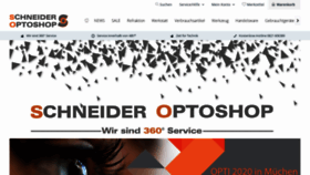 What Schneider-optoshop.de website looked like in 2019 (4 years ago)